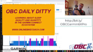 Screen Shot from accompanying video about Garmin Sleep Score