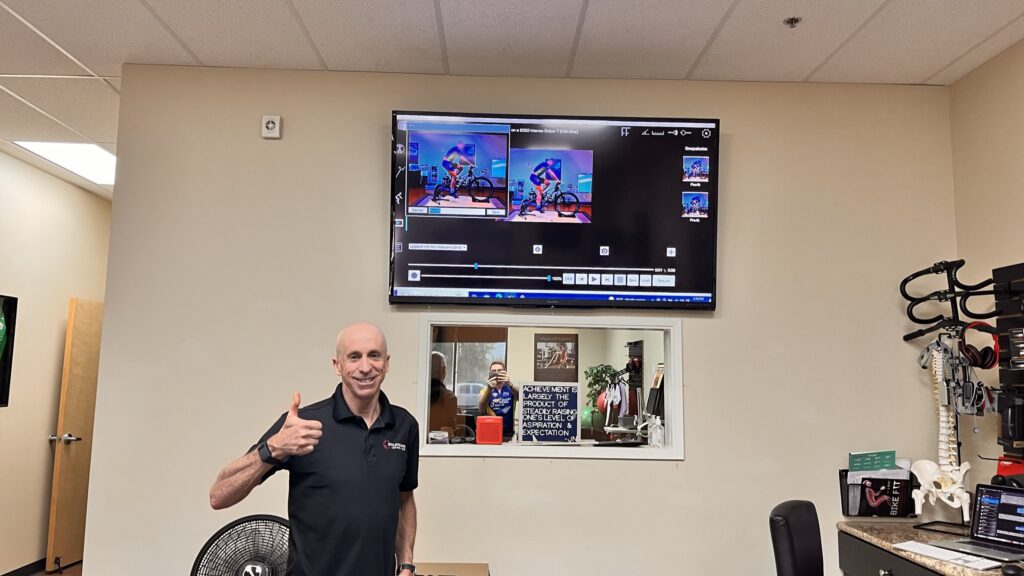 Bruce Hendler Athleticamps Retul Professional Bike Fitter.