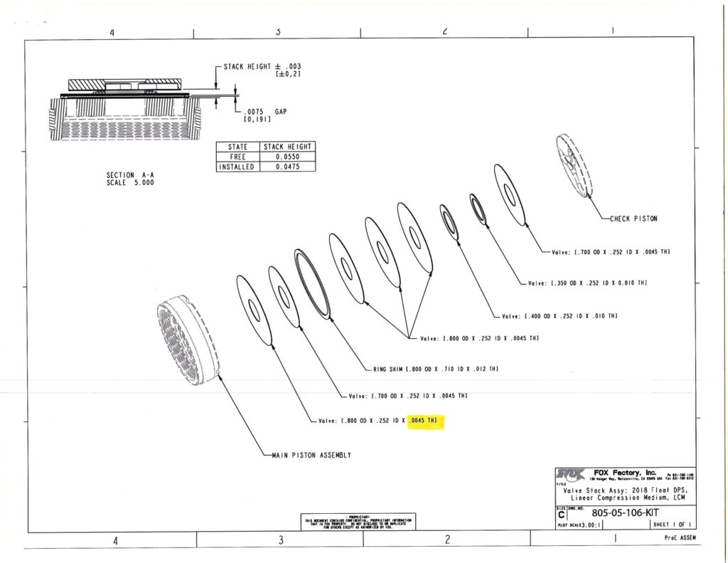 Fox Float Setting Linear Compression MEDIUM