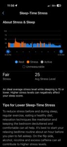 Garmin Sleep Metrics screen showing 51 restless moments, 55 bpm RHR, and a low SpO2 dip of 83%.